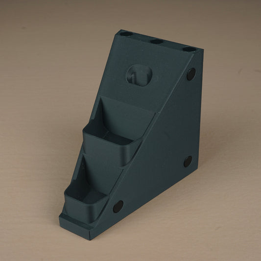 Small Wedge - Scissor Holder with 2 Bins