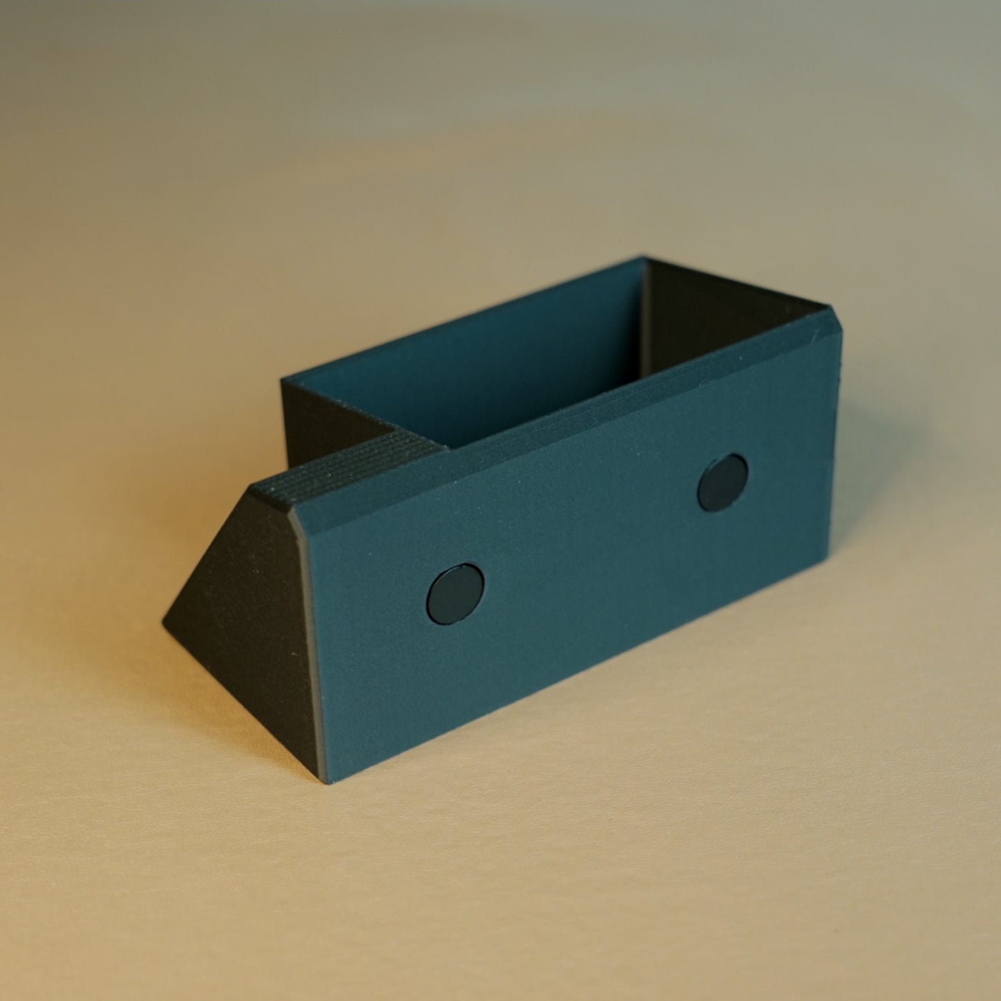Double Wide hook or bead package holder with magnets (Hooks not included)
