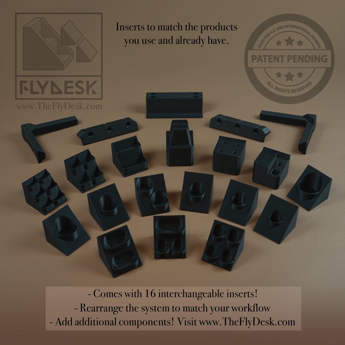 FlyDesk Foundation Fly-Tying Station (*tools and supplies not included*)