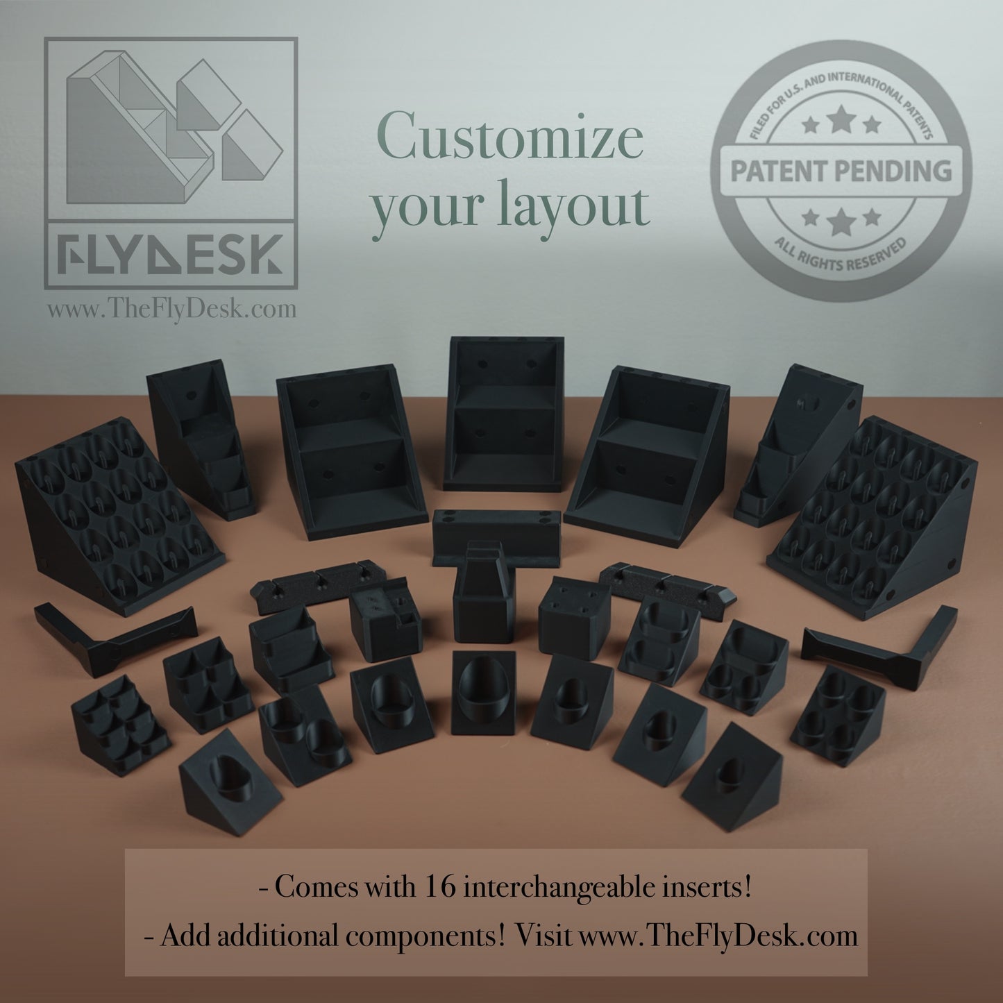 FlyDesk Foundation Fly-Tying Station (*tools and supplies not included*)