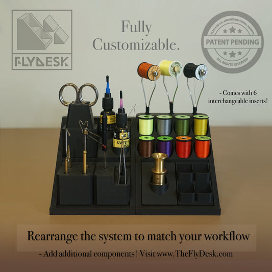FlyDesk Starter Fly Tying Station (*tools and supplies not included*)